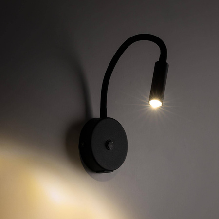 Kinkiet z ładowaniem USB LAGOS BLACK (10200) - TK Lighting