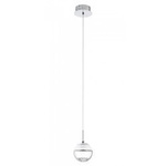 Lampa wisząca MONTEFIO 1 chrom (93708 - EGLO) - żyrandol