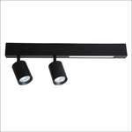 Lampa Sufitowa Magnet 9W+2xGU10 3000/4000K Czarny (ML1132) - Milagro