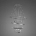 Lampa wisząca Ledowe okręgi No.5 Φ120 cm 4k czarna Altavola Design (LA085/P_120_in_4k_black) - ALTAVOLA DESIGN