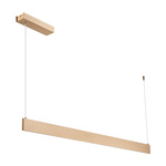 Lampa wisząca LINEA Gold 36W LED 3000K-4000K-5700K (ML1785) - Milagro