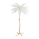 Lampa podłogowa EMU pióra białe 170 cm (ST-DN127-F white) - Step into Design