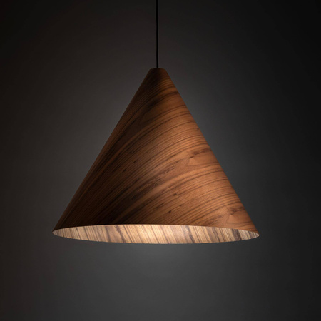 Drewniana lampa wisząca SOLIS WOOD DĄB CIEMNY (10598) - TK Lighting