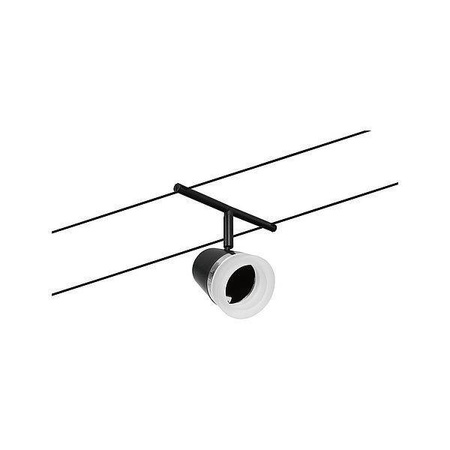 System linkowy DC Spot Cone max10W Cz mat/Chrom GU5,3 12V DC twszt/met (PL94464) - Paulmann
