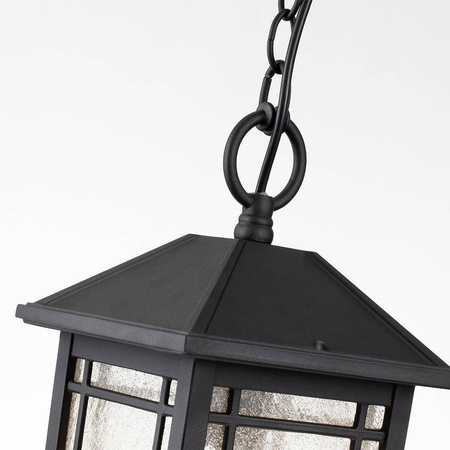 Lampa wisząca zewnętrzna Cedar Point (QZ-CEDAR-POINT8-M-BK) - Elstead Lighting