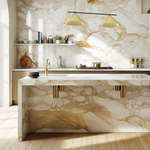 Lampa wisząca CAPITAL 2 złota (MLP0941) - Milagro