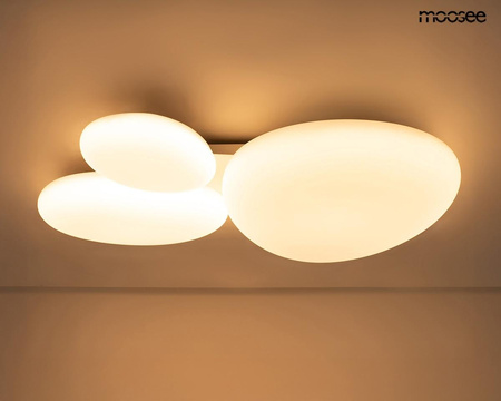 MOOSEE lampa sufitowa / plafon CLOUD 3    biała (MSE1501100577) - Moosee