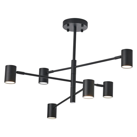 Lampa Sufitowa Noe 6 (PLC0102-BK) - Yaskr