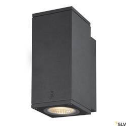 ENOLA SQUARE S, single lampa ścienna natynkowa LED outdoor, kolor antracytowy (1003416) - SLV