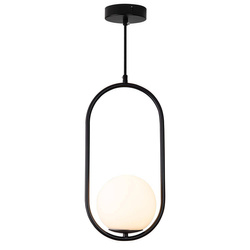 Lampa wisząca COSTA SOLO czarna 40 cm (DP0001A-400 black) - Step into Design
