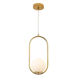 Lampa wisząca COSTA SOLO złota 40 cm (DP0001A-400 gold) - Step into Design