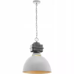 Lampa wisząca ROCKINGHAM jasnoszara/złota (49868 - Eglo) - żyrandol