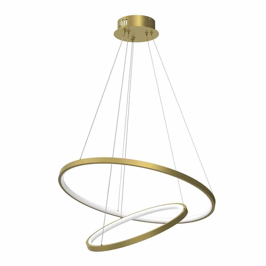 Lampa wisząca ROTONDA GOLD 51W LED (ML7944) - Milagro Złoty - sklep Tomix