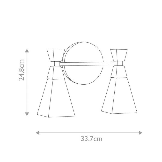 Kinkiet Bowtie (BOWTIE-2-MB) - Elstead Lighting