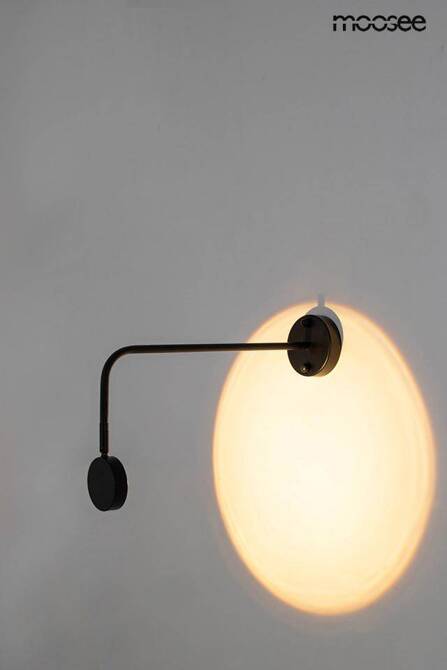 Lampa ścienna AXEL czarna (MSE1501100147) - Moosee