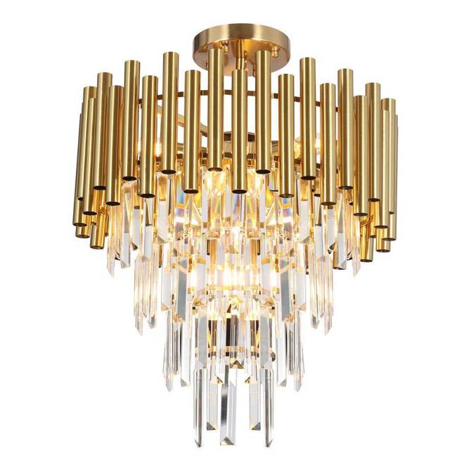 Lampa sufitowa MADISON GOLD 9xE14 (ML8806) - Milagro