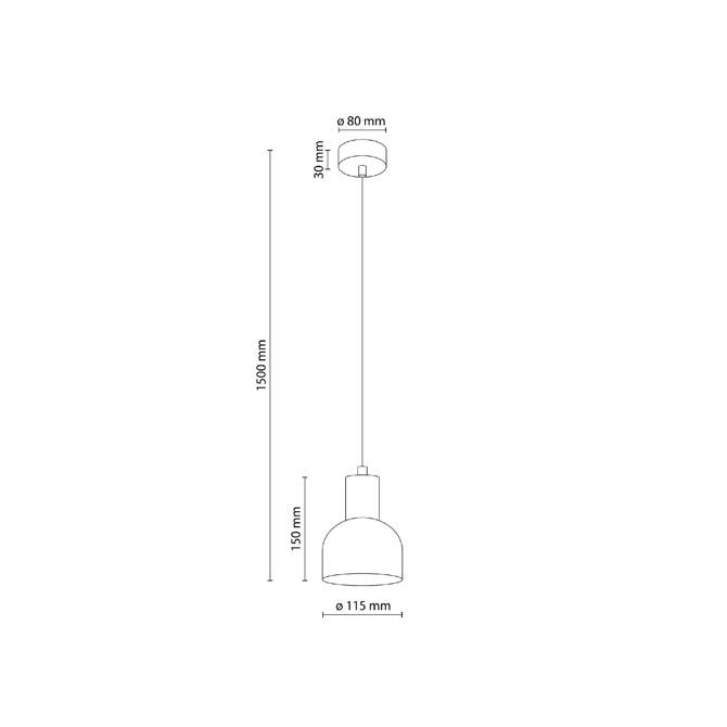 Lampa wisząca CAIRO 1 PŁ (4894) - TK Lighting