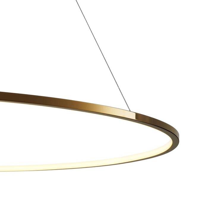 Lampa wisząca CIRCLE SLIM 120 cm LED złoty (ST-10112P-D1200) - Step into Design