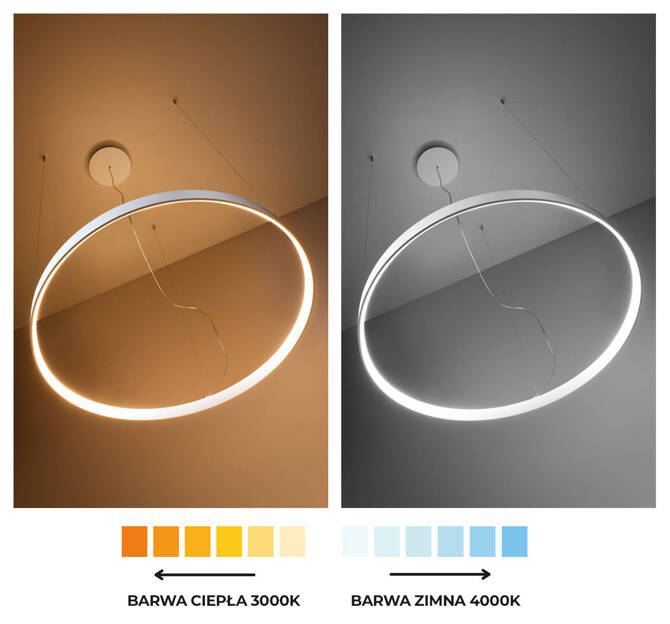 Lampa wisząca RIO 78 biały LED 4000K (TH.119) - Thoro Lighting