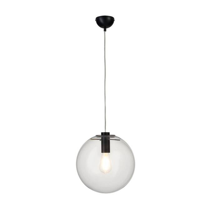 Lampa wisząca TONDA czarna 30 cm (ST-8722P-M black) - Step into Design