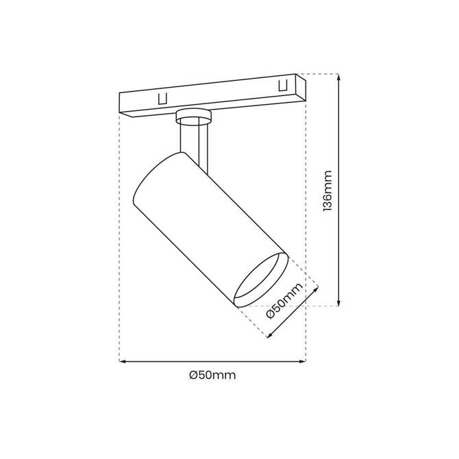 MAGNETIC TRACK 10W 4000K (ML8681) - Milagro