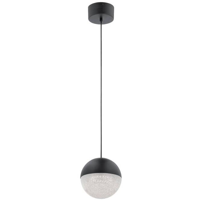 Mała lampa wisząca LED Moonlit - Matowa czerń (QN-MOONLIT-P-MBK) - Quintiesse