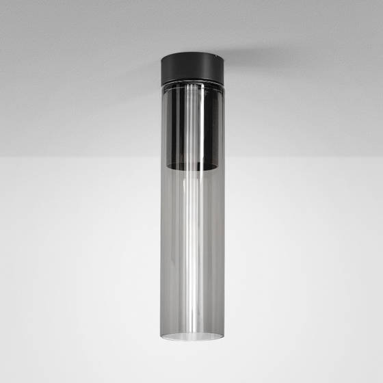 Oprawa Natynkowa MODERN GLASS Tube LED Kol. Czarny 3000K SP (47008-M930-D9-00-12) - AqForm