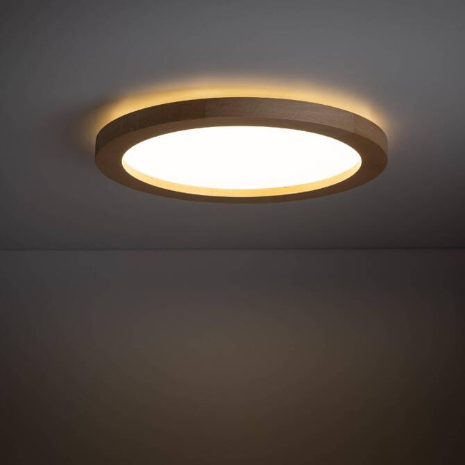 Plafon AQUA WOOD BUK Ø30 LED (18004) - TK Lighting