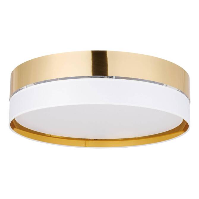 Plafon HILTON biało-złoty  Ø 60 (4773) - TK Lighting