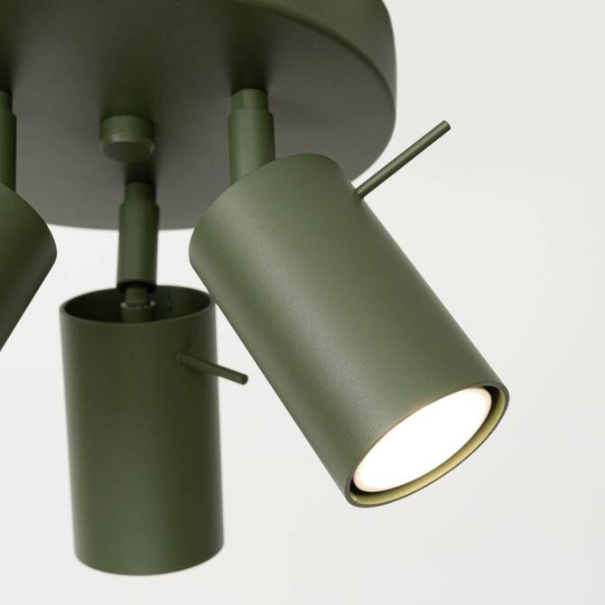 Plafon RING 3P zielony oliwkowy (SL.1503) - Sollux Lighting