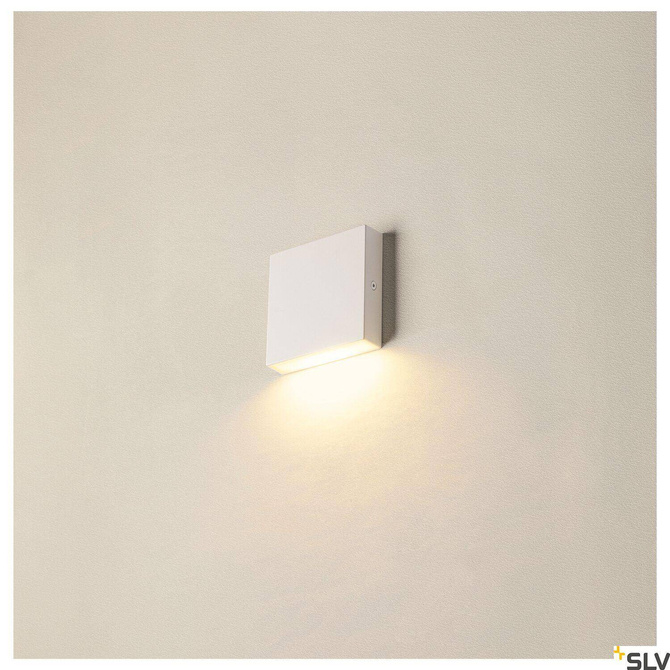 QUAD FRAME 9, lampa ścienna wpuszczana LED indoor, 3000K, kolor biały (1003466) - SLV