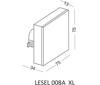 Lampa Schodowa LESEL 008A XL (1008A2203) - Elkim Lighting