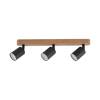 Lampa sufitowa TOP WOOD BLACK 3 PŁ (3292) - TK Lighting