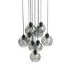 Lampa wisząca CUBUS GRAPHITE 9 KOŁO (10208) - TK Lighting