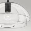 Lampa wisząca/ Półplafon Lotus - 1 źródło światła - Czarna (QN-LOTUS-P-BLK) - Quintiesse