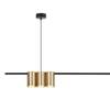 Lampa wisząca (listwa) GENESIS BLACK GOLD 5xGU10 (ML0369) - Milagro